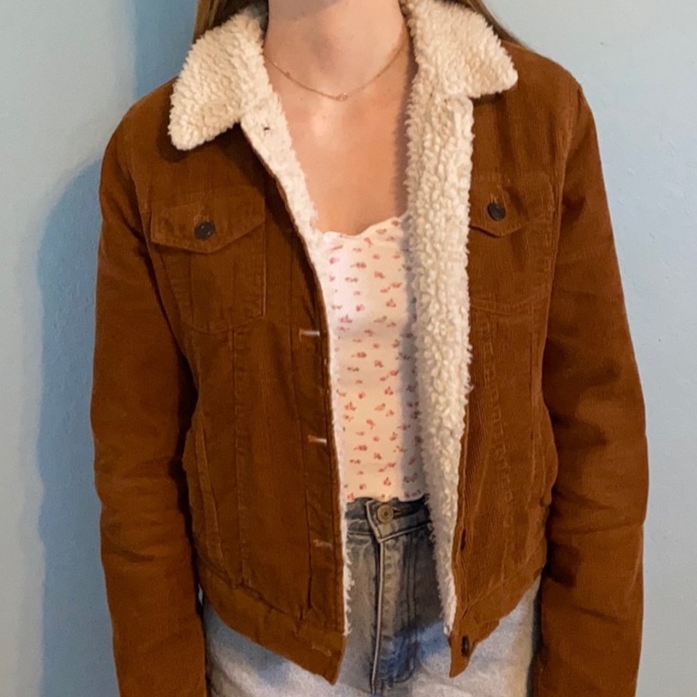 Corduroy Sherpa Jacket